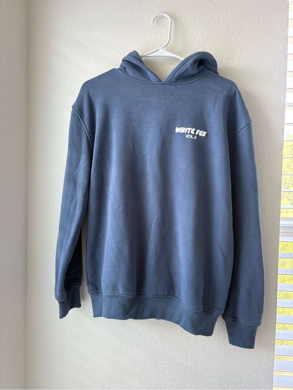 WHITE FOX Vol.3 Slate Blue Hoodie